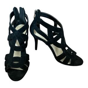 Elegant Black Strappy Heels